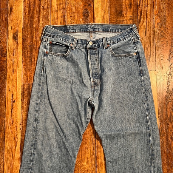 Levi’s 501 blue denim jeans 33 waist - Picture 9 of 16